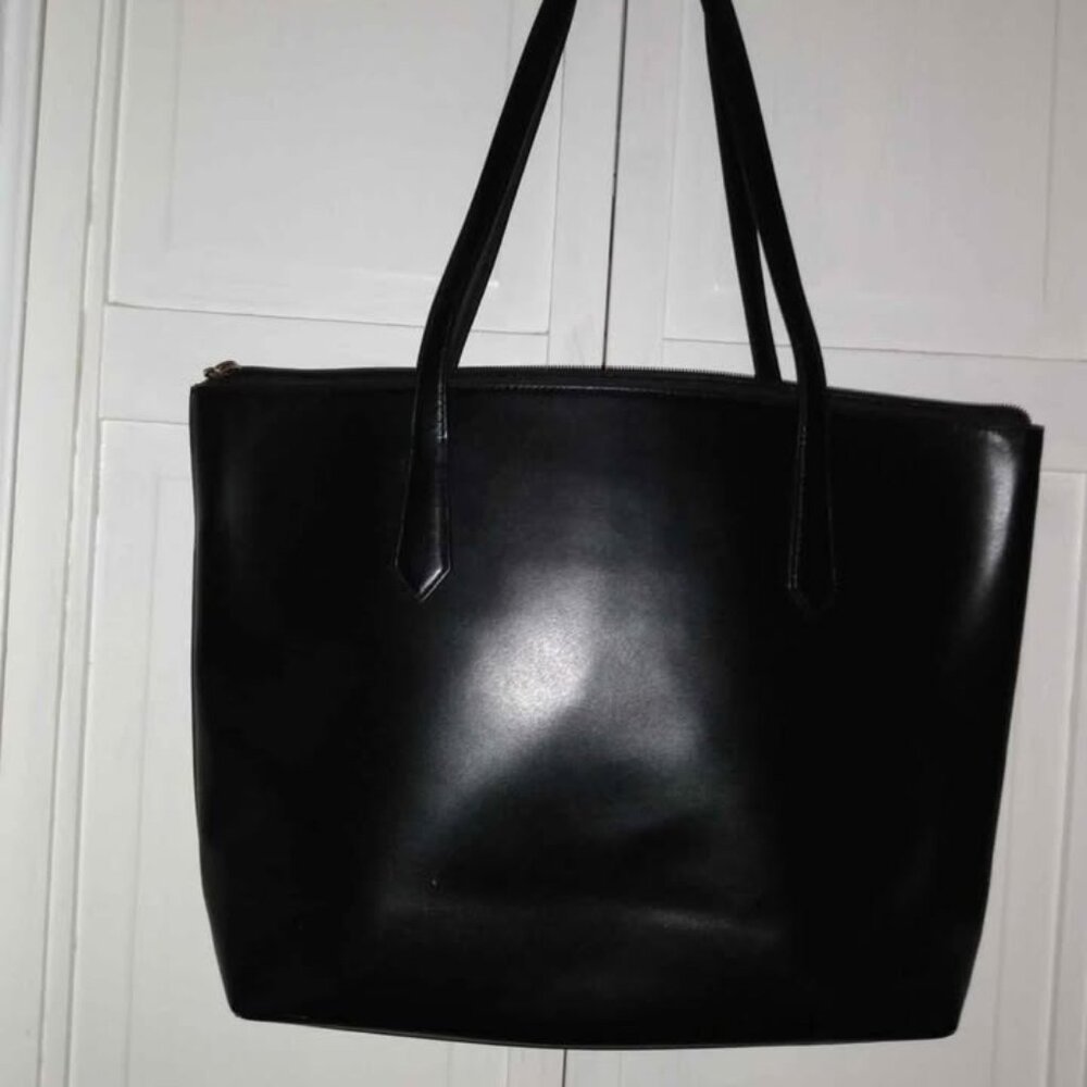Kate Spade Black Leather Tote Bag - Picture 4 of 4